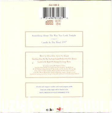 Something about the way you look tonight - Candle in the wind 1997 - In loving memory of Diana, Princes of Wales