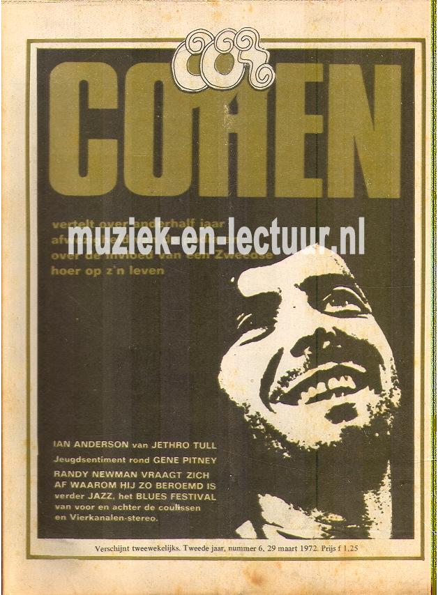 Muziekkrant Oor 1972 nr. 06