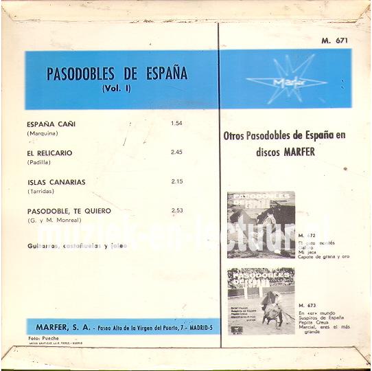 Espana cani - El relicario - Islas Canarias - Pasodoble te quiero