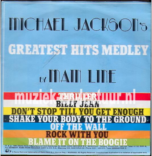 Michael Jackson's greatest hits medley - Michael Jackson's greatest hits medley